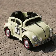 Vintage Baby Car Candy Green - ელექტრო მანქანა