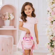 Girabrilla Puffer pets bag Pink  - ცხოველების ჩანთა