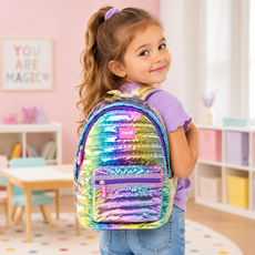 Girabrilla Multicolor Backpack - საბავშვო ზურგჩანთა