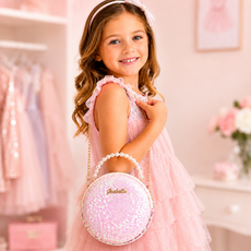 Girabrilla Glamour Round Bag - საბავშვო მხრის ჩანთა