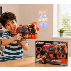 Manual-Soft Bullet Gun Toy - სათამაშო თოფი