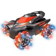 Remote Control Car with Glowing Wheels  - სათამაშო დისტანციური მანქანა