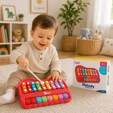 Fascinating Melody Xylophone Red - სათამაშო მუსიკალური ქსილოფონი