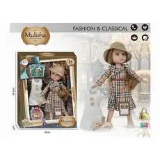 Fashion Doll With Hat and Jacket – სათამაშო თოჯინა ქუდით და ქურთუკით