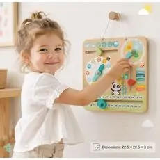 Tooky Toy My Calendar Children's-სათამაშო განსავითარებელი დაფა