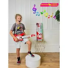 Electric Guitar Red - სათამაშო ელექტრო გიტარა