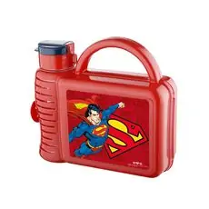 Tuffex Superman Lunch Box Set With Water Bottle  - საბავშვო ლანჩ-ბოქსი, წყლის ბოთლით