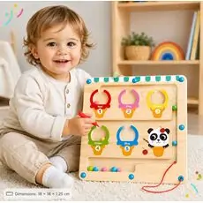 Tooky Toy Magnetic Game for Children Numbers and Colors-მაგნიტური თამაში ბავშვებისთვის ციფრები და ფერები