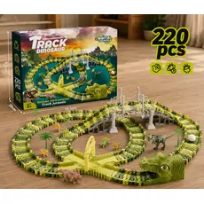 Dinosaur Track Set With Car - სათამაშო დინოზავრის ტრასა