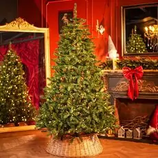 Christmas Tree With Lights PVC 210 CM  - ნაძვის ხე განათებით