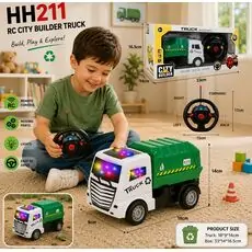 Remote Control  Builder Truck - დისტანციურად მართვადი სატვირთო მანქანა