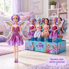 Fairy Fashion Doll With Wings - სათამაშო თოჯინა ფრთებით