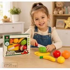 Fruit Cutting Set - სათამაშო ხილის დასაჭრელი კომპლექტი