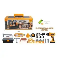 Simulation Deluxe Tool Set - სათამაშო ბურღის კომპლექტი