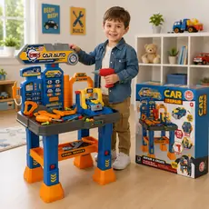სათამაშო მანქანის შესაკეთებელი ფარეხი- Car Auto Service Station
