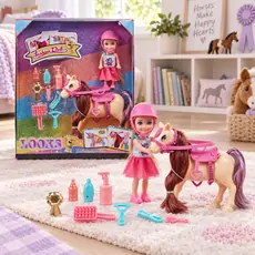 Fashion Doll With Horse And Accessories - სათამაშო თოჯინა ცხენით და აქსესუარებით