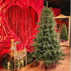 Alpine Christmas Tree PE 210 CM Green - საახალწლო ნაძვის ხე, 100 % სილიკონი