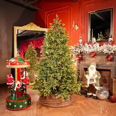 Elowyn Christmas Tree 100% Silicone With Lights 180 CM - ნაძვის ხე 100 % სილიკონი, განათებით