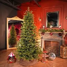 Nordgran Christmas Tree 210 CM Nordgran With Mixed Silicone Needle - ნაძვის ხე შერეული სილიკონის წიწვებით