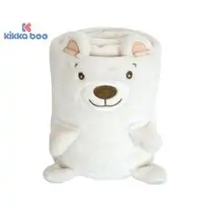 KikkaBoo-ს ახალშობილის პლედის სასაჩუქრე ნაკრები 3D Bear