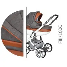 Baby Merc Faster 3 100C საბავშვო ეტლის 2x1 კომპლექტი