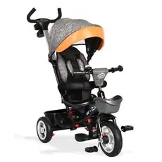 Byox Atlas Gray სამ თვლიანი ველო ეტლი