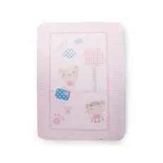 KikkaBoo-ს ახალშობილის პლედი Blanket Fantasia Pink 110/140 cm