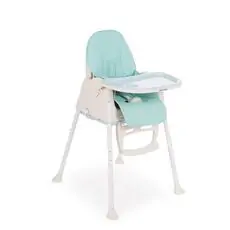 KikkaBoo Creamy 2in1 Light Blue საკვები სკამ-მაგიდა
