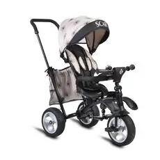 Byox SCAR Beige სამ თვლიანი ველო ეტლი