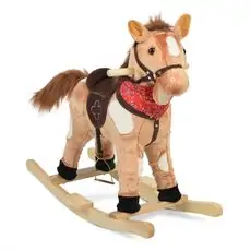Cangaroo Plush rocking horse Thunder WJ-001 ფუმფულა სარწეველა ცხენი