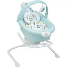 Graco DUET SWAY ROCKER BLOCK ALPHBET ახალშობილის ელექტრო შეზლონგი