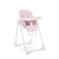 KikkaBoo Pastello Pink საკვები სკამ-მაგიდა