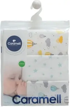 Caramell Newborn Baby Blanket Air balloon ახალშობილის გასახვევი, 2 image