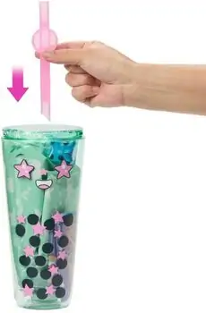 Barbie Pop Reveal Bubble Tea Series Fashion Doll - ბარბის სათამაშო თოჯინა, 4 image