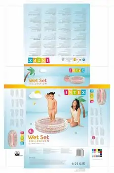 Intex 58427NP Sweet Blossom Baby Pool - გასაბერი აუზი, 10 image