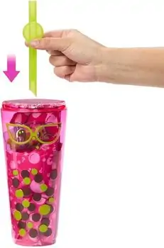 Barbie Pop Reveal Doll with Pink Hair- თოჯინა ვარდისფერი თმით, 5 image