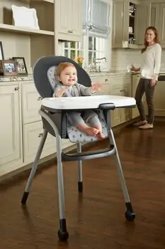 Graco TABLE2TABLE MEDLEY 6IN1 HAMILTON ტრანსფორმერი საკვები სკამ-მაგიდა, 8 image