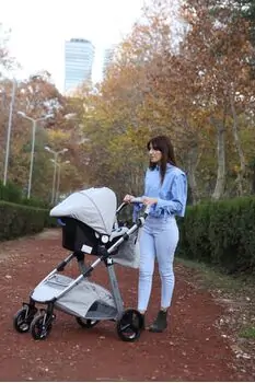 KikkaBoo UGO Melange Beige 4in1 საბავშვო ეტლის კომპლექტი, 29 image
