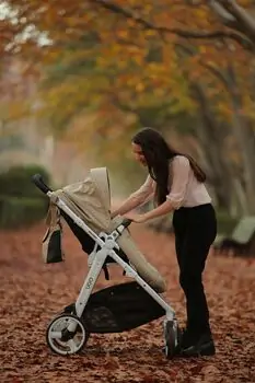 KikkaBoo UGO Melange Beige 4in1 საბავშვო ეტლის კომპლექტი, 15 image