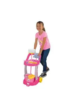 Dede 01970 BARBIE CLEANING TROLLEY სათამაშო დასუფთავების ნაკრები, 3 image