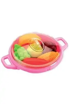 Dede 01467 COOKER SET სათამაშო ტაფა ბოსტნეულით, 4 image