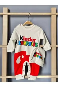 Kinder Surprise 2in1 ახალშობილის ტანსაცმლის ნაკრები MURATBABY 5378, ზომა: 3-6 თვე, 2 image