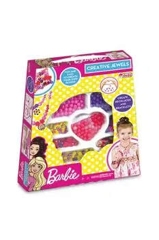 Dede BARBIE BEAD SET (CARRYBAG) აქსესუარების გასაკეთებელი ნაკრები 03179