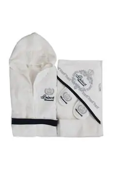 Premium Bath Set Little Prince ახალშობილის ხალათის ნაკრები MİNİWORLD 14447, 3 image