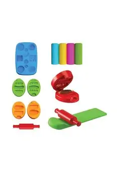 Dede 03554 ART CRAFT HAMBURGER DOUGH SET 200 GR საბავშვო პლასტელინების ნაკრები, 3 image