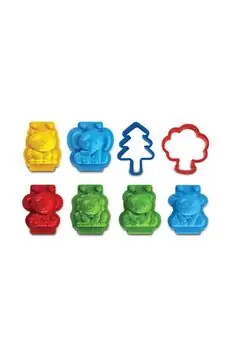 Dede 03612 ART CRAFT 500 GR 3D ANIMALS MODELING PLAY SAND SET საბავშვო პლასტელინების ნაკრები, 2 image