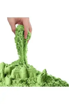 Dede ART CRAFT GREEN 1000 GR ACCESSORIES MODELING PLAY SAND კინეტიკური ქვიშის ნაკრები 03692, 2 image