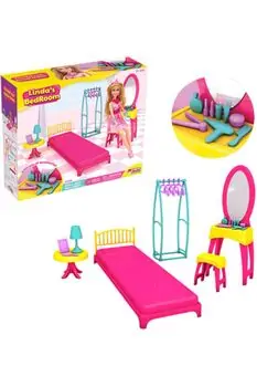 Dede LINDA'S BEDROOM სათამაშო თოჯინის სახლი 03669, 5 image