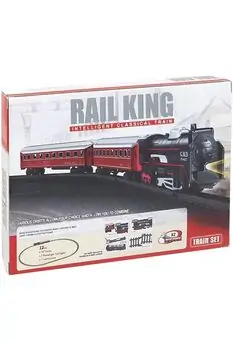 Rail king train set საბავშვო სათამაშო მატარებელი, 6 image