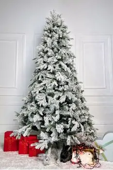 Snow-Covered Christmas Tree  დათოვლილი საახალწლო ნაძვის ხე 240 სმ (OT2011), 2 image